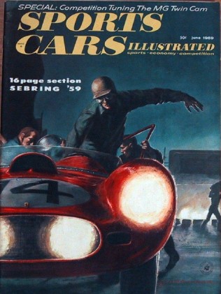 SPORTS CARS ILLUSTRATED 1959 JUNE - SEBRING, SPRITES